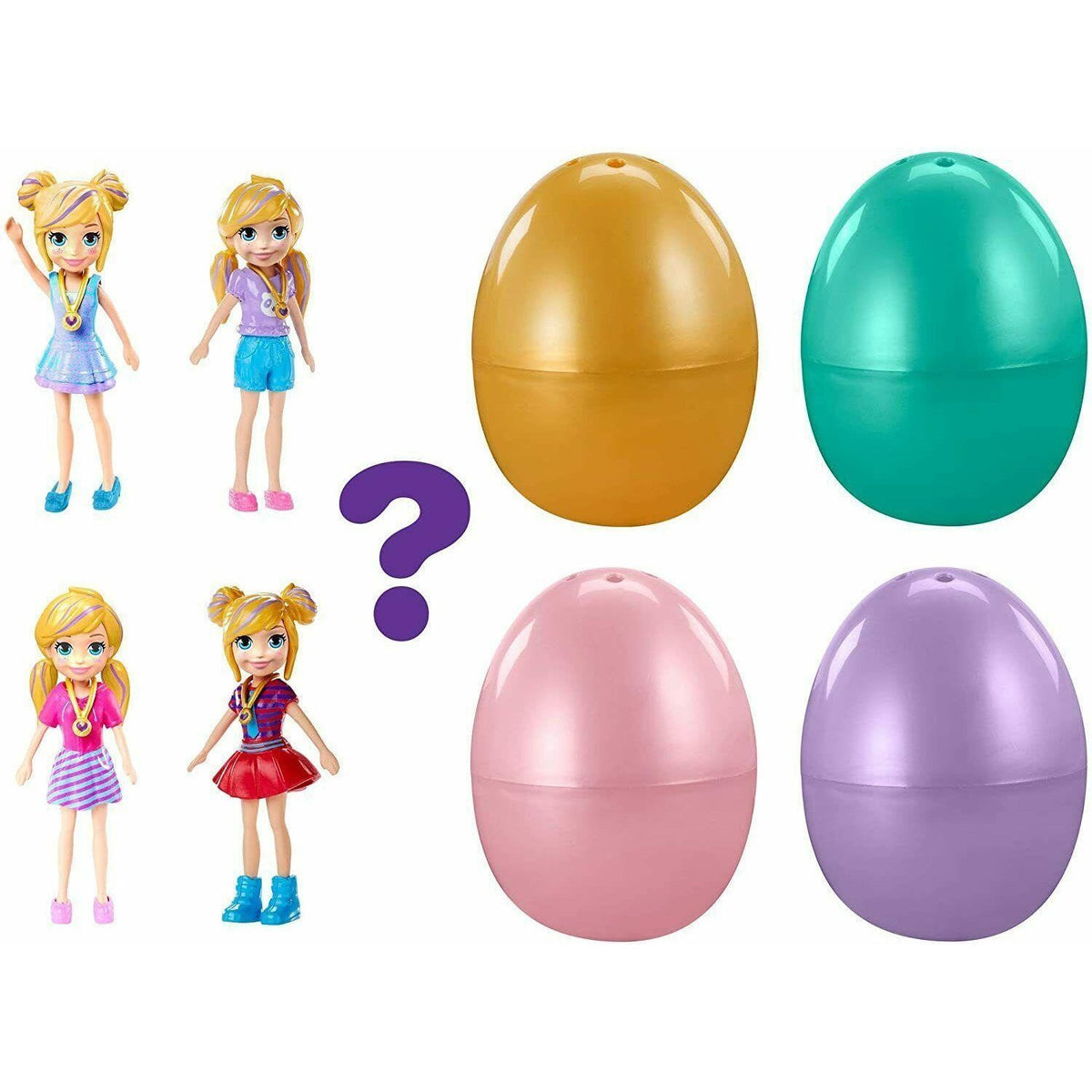 Mattel Polly Pocket Surprise Egg Mini Figure Doll