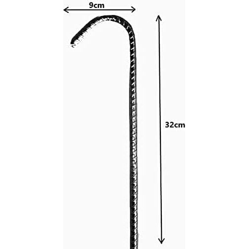 Heavy Duty Tent Pegs Smith & Barker Galvanised Marquee Trampoline J pegs 32x9cm - Totally Awesome Toys