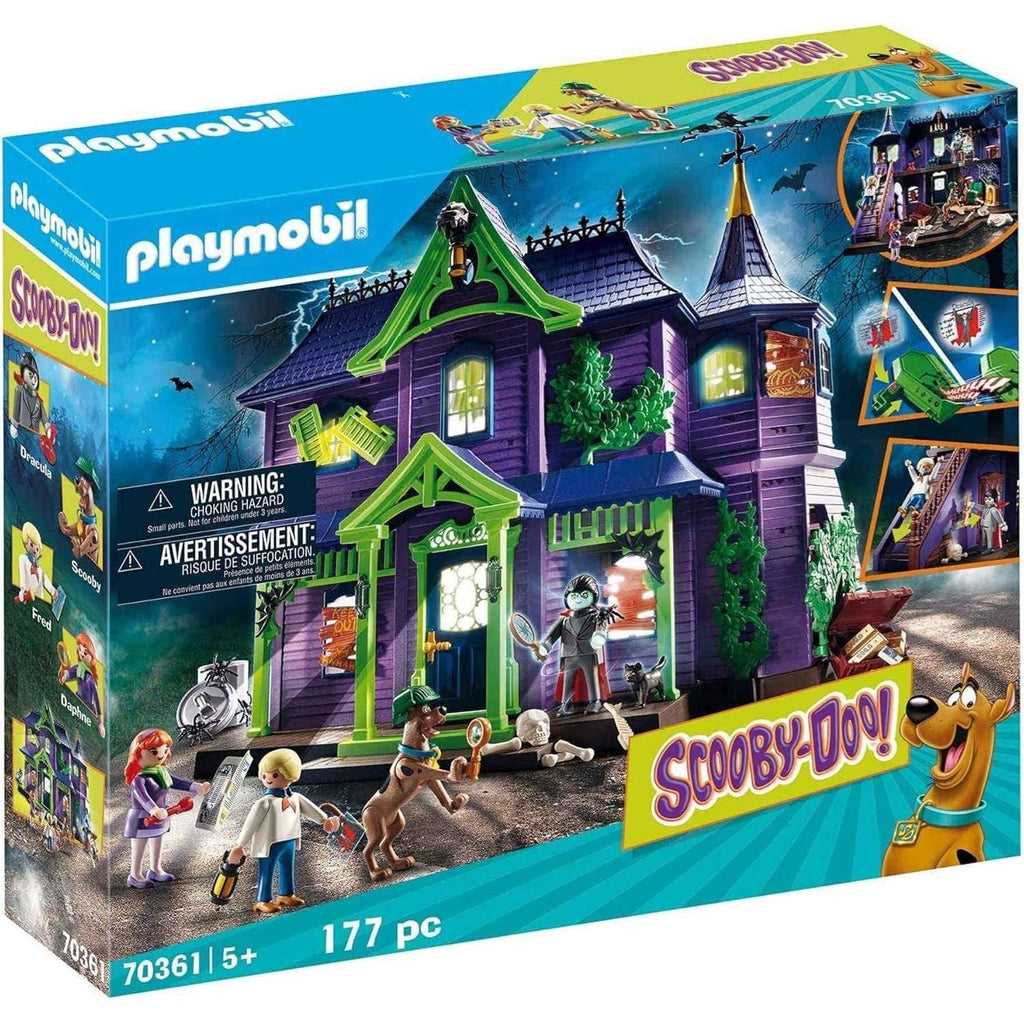 Playmobil 70361 SCOOBY - DOO! Mystery Mansion With Light And Sound Effects, Fun Imaginative Role Play, Playset Suitable Children Ages 5+ - Totally Awesome Toys