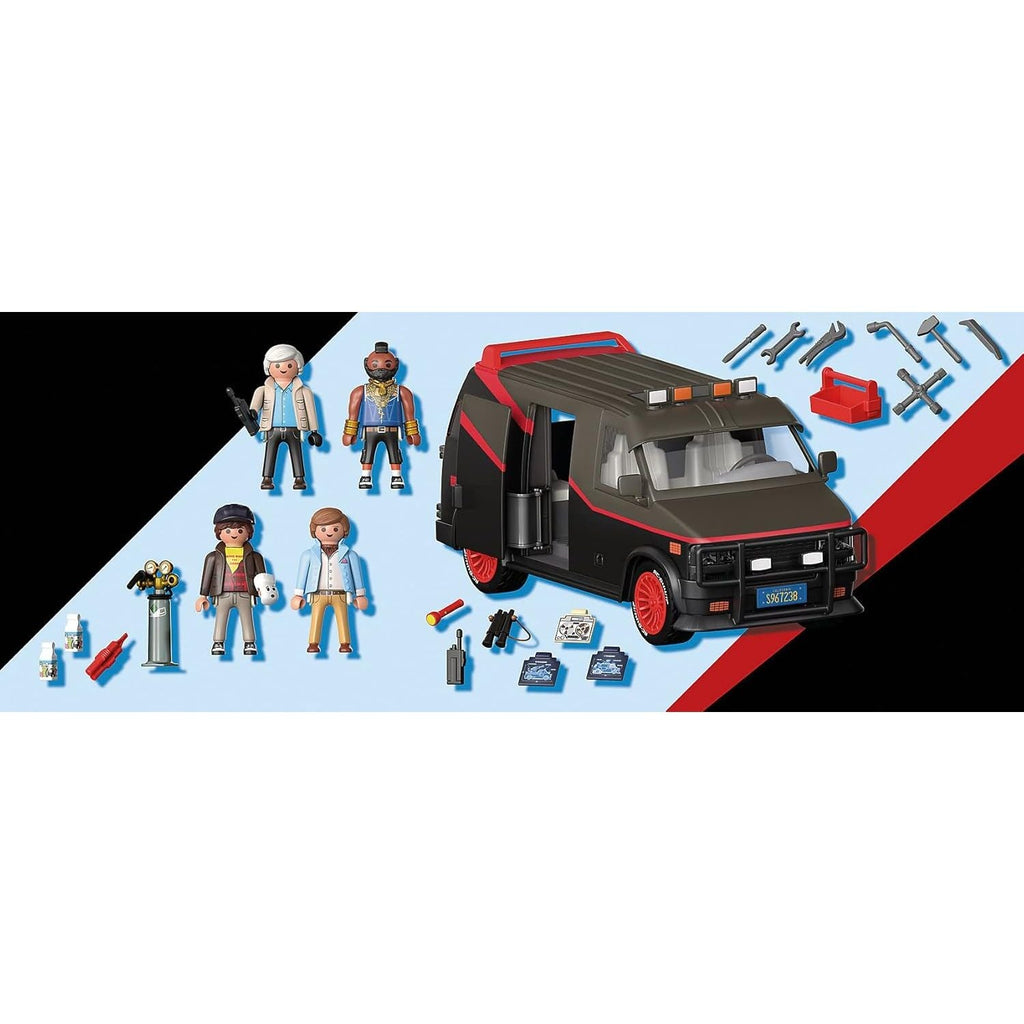 Playmobil 70750 The A Team Van, Iconic Design, Collectors And Children, Multicolour - Totally Awesome Toys