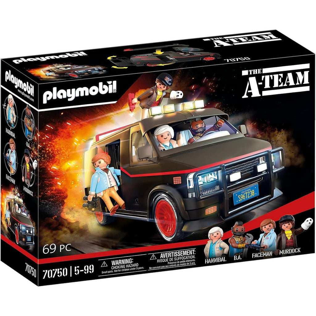 Playmobil 70750 The A Team Van, Iconic Design, Collectors And Children, Multicolour - Totally Awesome Toys