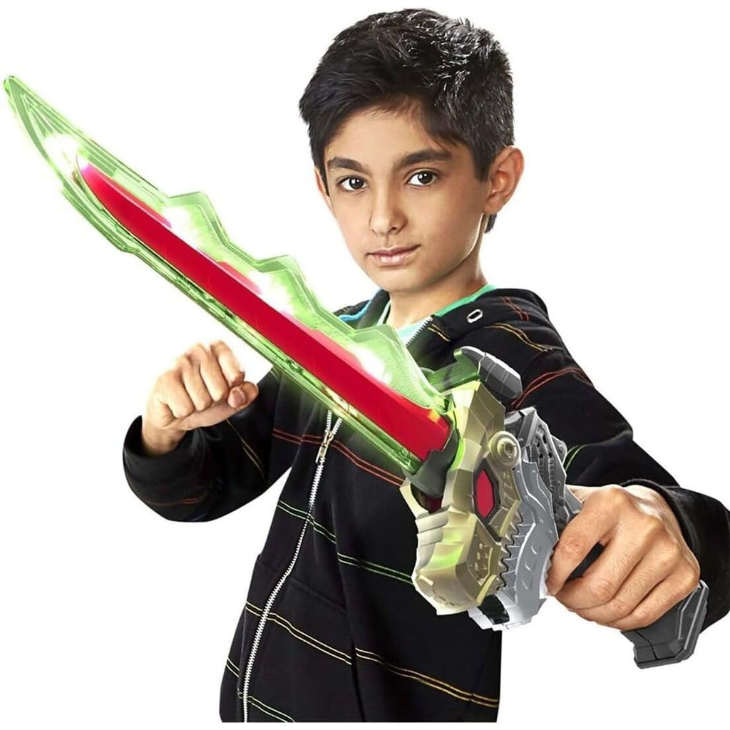 Power Rangers Dino Fury Chromafury Saber Electronic Colour - Scanning Toy with Lights and Sounds - Totally Awesome Toys