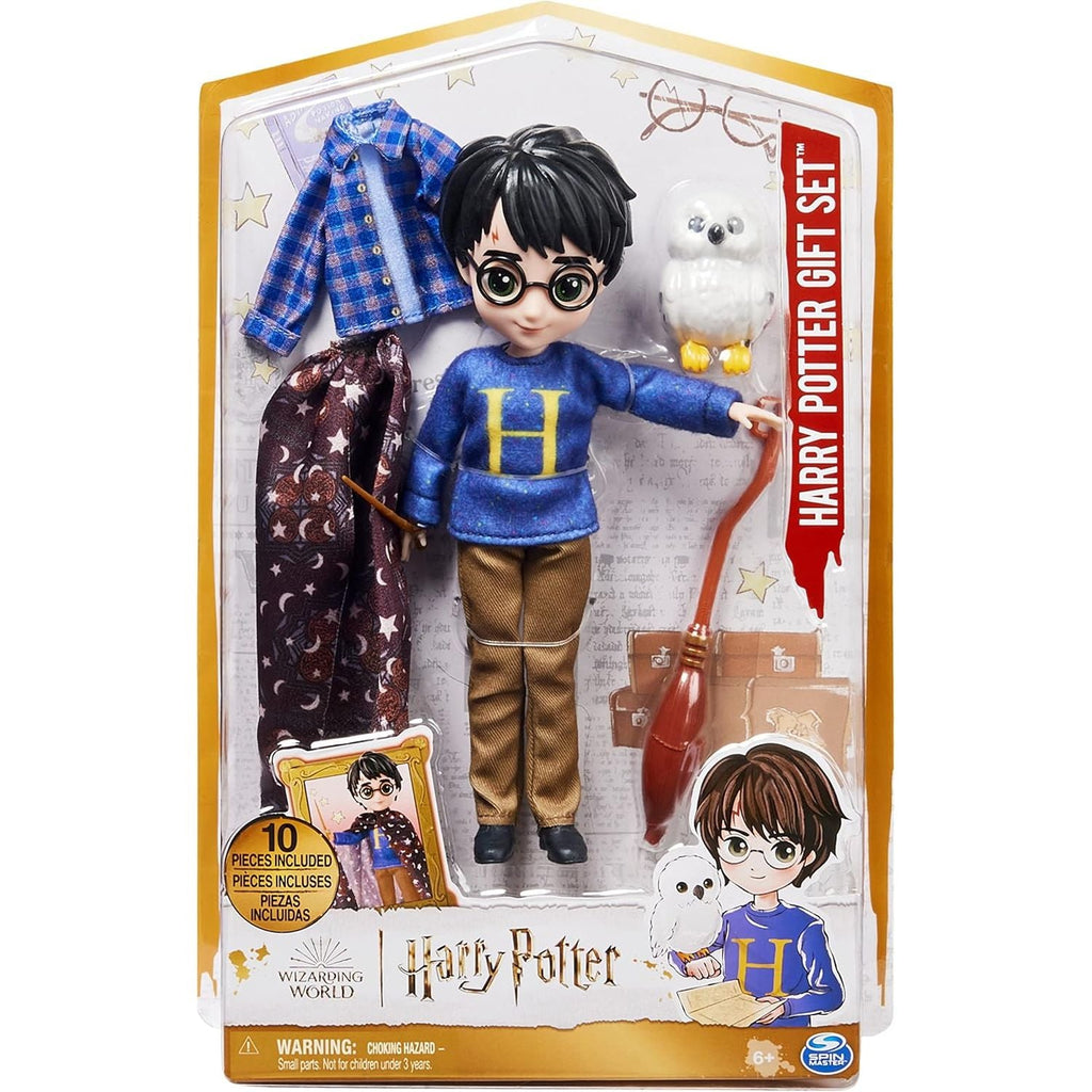 Wizarding World Harry Potter, 20.3 - cm Harry Potter Doll Gift Set with Invisibility Cloak and 5 Doll Accessories, Kids’ Toys for Ages 6 and up - Totally Awesome Toys