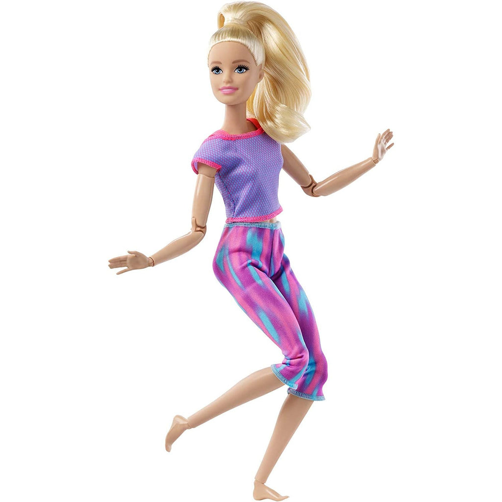 Barbie GXF04 - Made to Move Doll with long blonde hair - Totally Awesome Toys