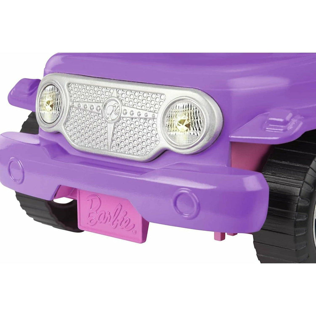 Barbie Off-Road Vehicle, Purple with Pink Seats and Rolling Wheels, 2 Seats, Gift for 3 to 7 Year Olds - Totally Awesome Toys