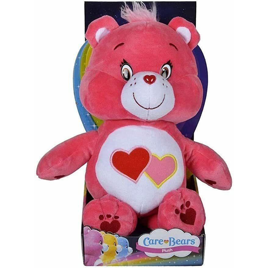 CARE BEARS 12'' Plush Teddy - Love-a-lot Bear - Totally Awesome Toys