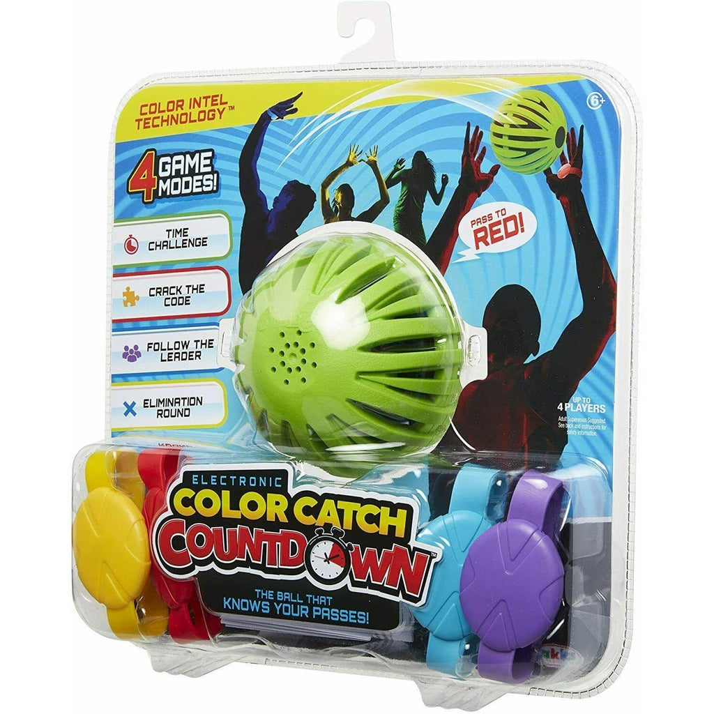 COLOUR CATCH COUNTDOWN Ball Electronic Command Ball Toss Game Fun Ball Toy - Totally Awesome Toys