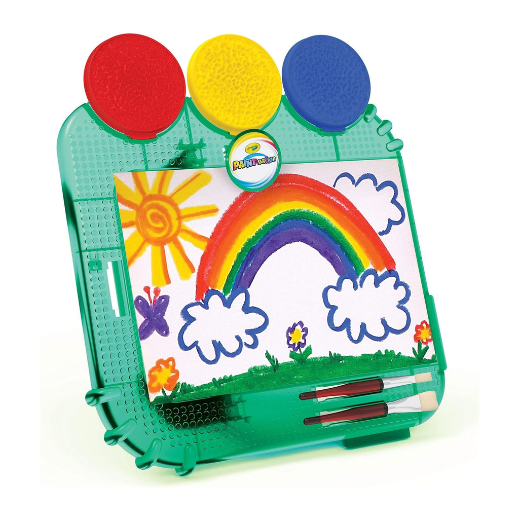 CRAYOLA Paint-sation Table Top Easel No-Spill Painting Kit - Totally Awesome Toys