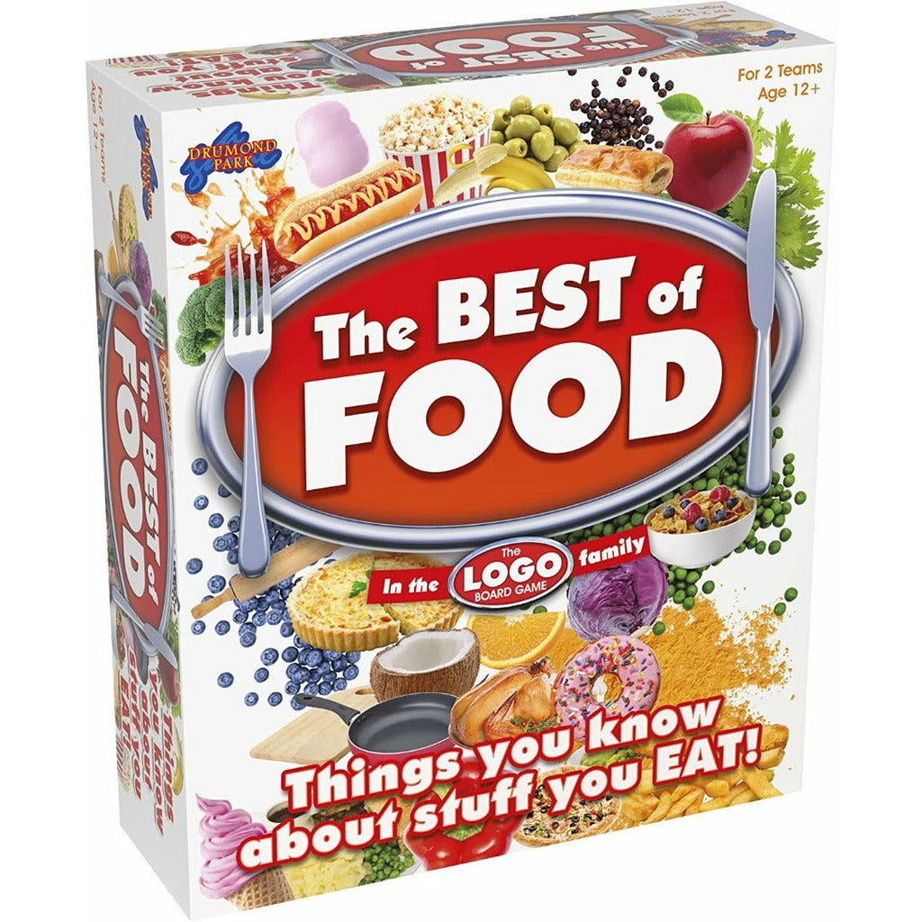Drumond Park Logo Best of Food Board Game - Totally Awesome Toys