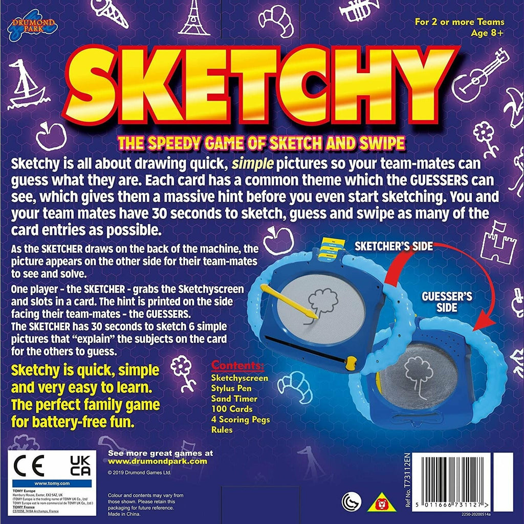 Drumond Park Sketchy Drawing Pad Family Board Game - Totally Awesome Toys