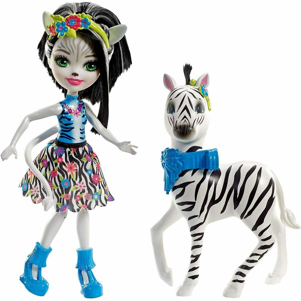 Enchantimals Zelena Zebra Doll and Hoofette - FKY75 - Totally Awesome Toys
