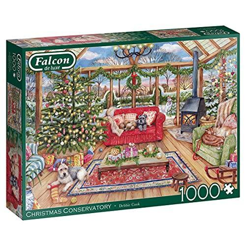 Falcon de luxe - Christmas Conservatory Jigsaw Puzzle 1,000 piece - Totally Awesome Toys