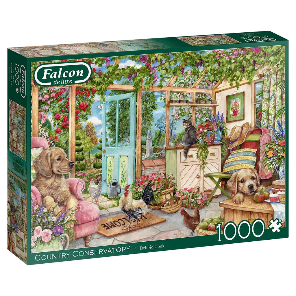 Falcon De Luxe Jigsaw - Country Conservatory - 1000 pieces - Totally Awesome Toys