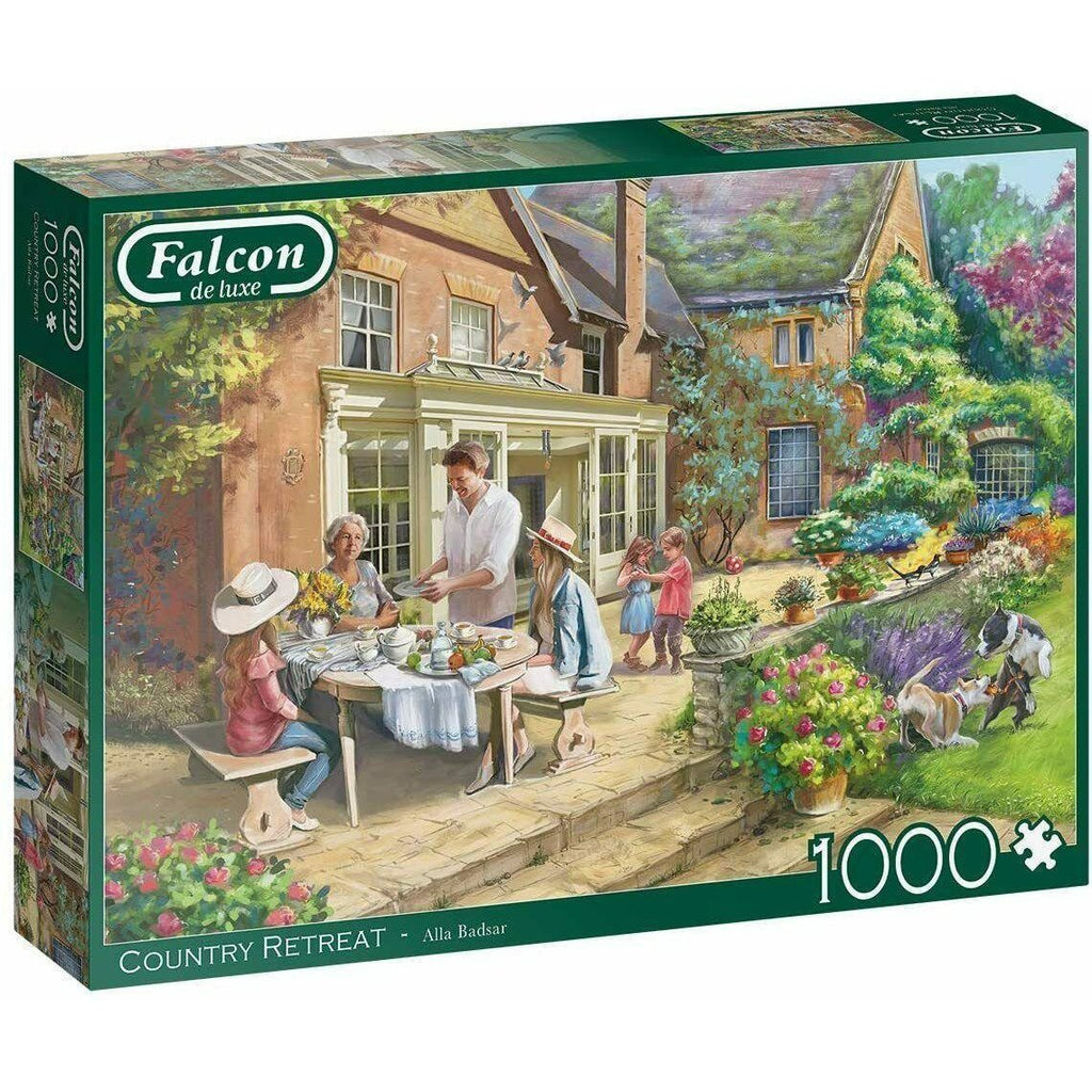 Falcon De Luxe Jigsaw - Country Retreat - 1000 pieces - Totally Awesome Toys