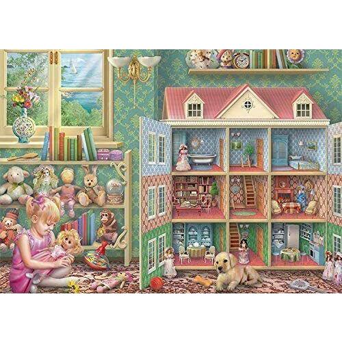 Falcon De Luxe Jigsaw - Dolls House Memories - 1000 pieces - Totally Awesome Toys