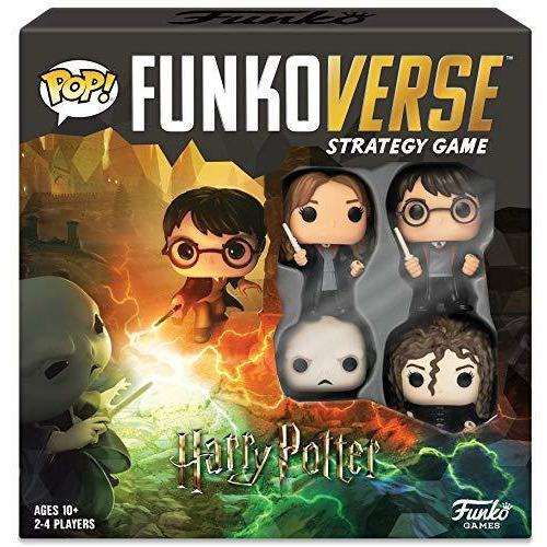 Funko 42631 Harry Potter 100 Funkoverse (4 Character Pack) ENGLISH Board Game, Multi Colour - Totally Awesome Toys
