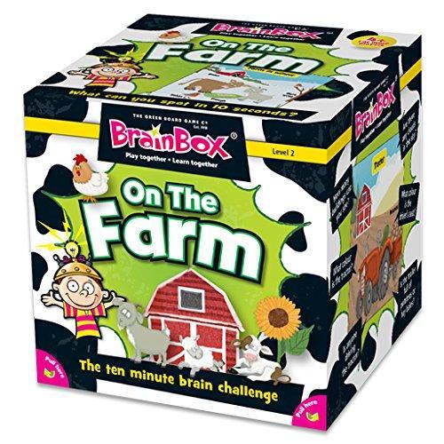 Green Board Games BrainBox On The Farm - Totally Awesome Toys