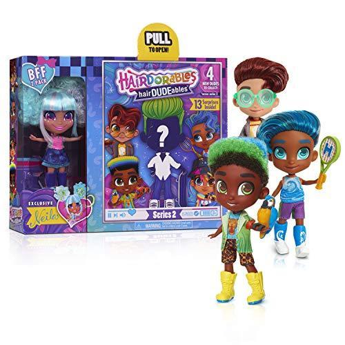 Hairdorables HairDudeAbles Series 2 BFF Pack 13 surprises Pack Assortment-Set - Totally Awesome Toys