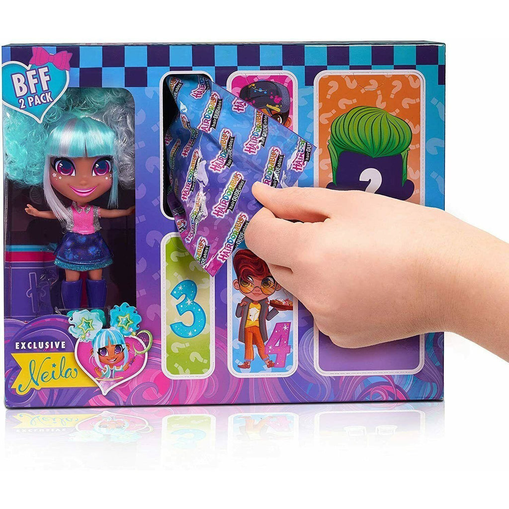Hairdorables HairDudeAbles Series 2 BFF Pack 13 surprises Pack Assortment-Set - Totally Awesome Toys