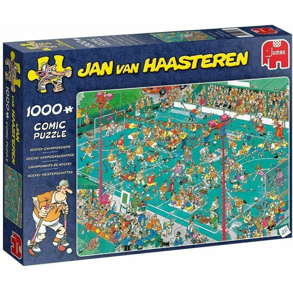 Jumbo 19094 Jan Van Haasteren JVH Hockey Championship 1000 Piece Jigsaw Puzzle - Totally Awesome Toys