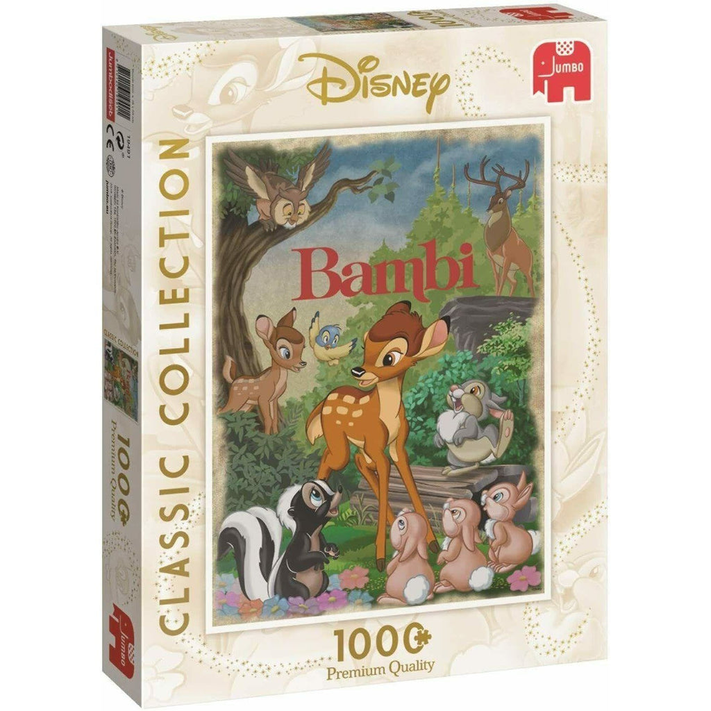 Jumbo Disney Bambi Jigsaw Puzzle (1000 Pieces) - Totally Awesome Toys