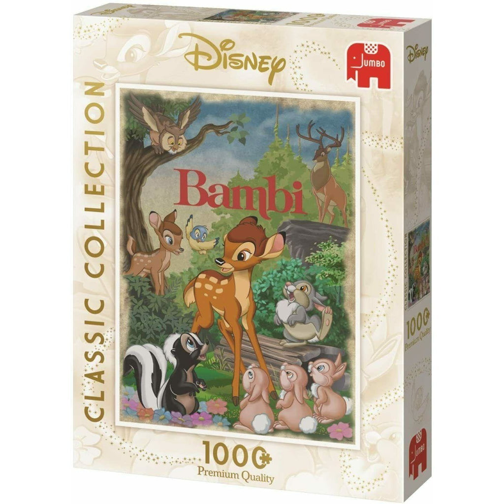 Jumbo Disney Bambi Jigsaw Puzzle (1000 Pieces) - Totally Awesome Toys
