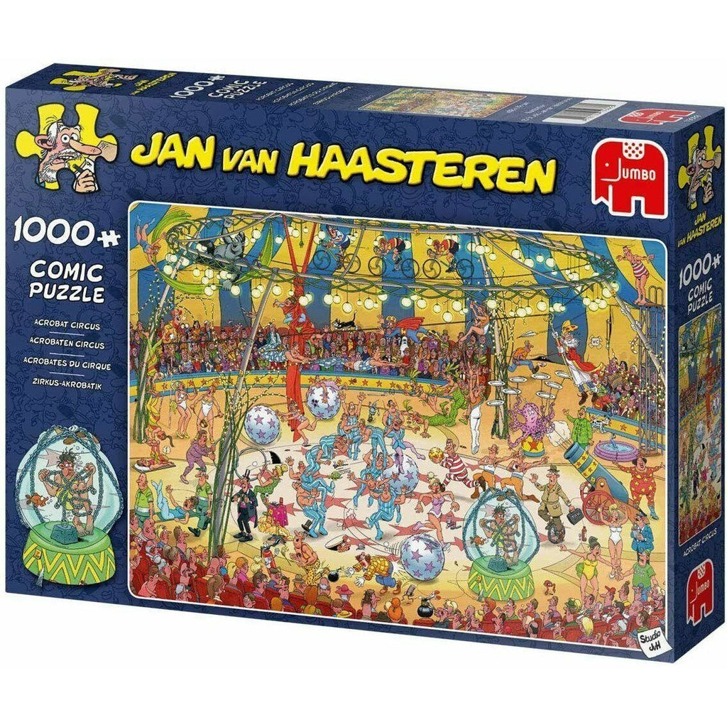 Jumbo Jan Van Haasteren Acrobat Circus 1000 piece Jigsaw 19089 - Totally Awesome Toys