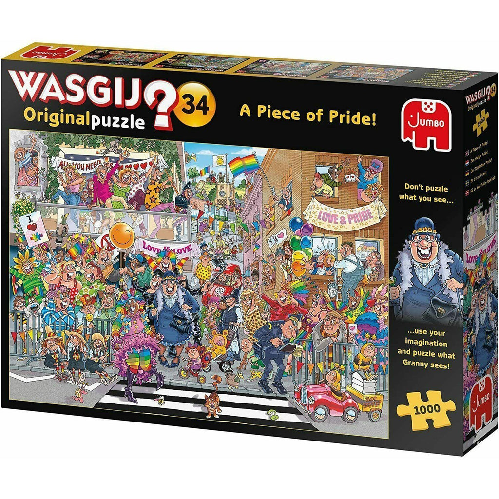 Jumbo Wasgij Original 34 A Piece Of Pride Comic Jigsaw Puzzle 1000 Pieces - Totally Awesome Toys