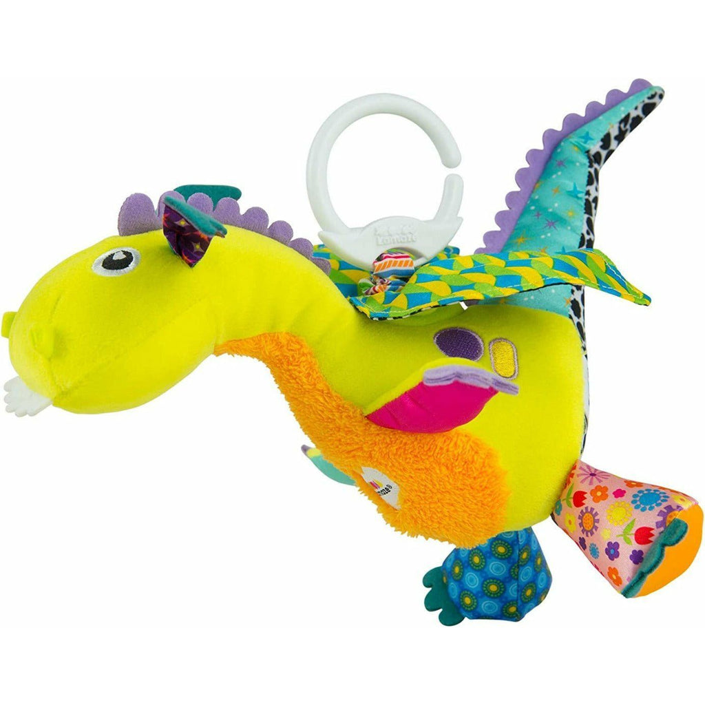 LAMAZE Flip Flap Dragon, Clip on Pram and Pushchair Newborn Baby Toy, Sensory Toy for Babies Boys and Girls from 0 to 6 Months - Totally Awesome Toys