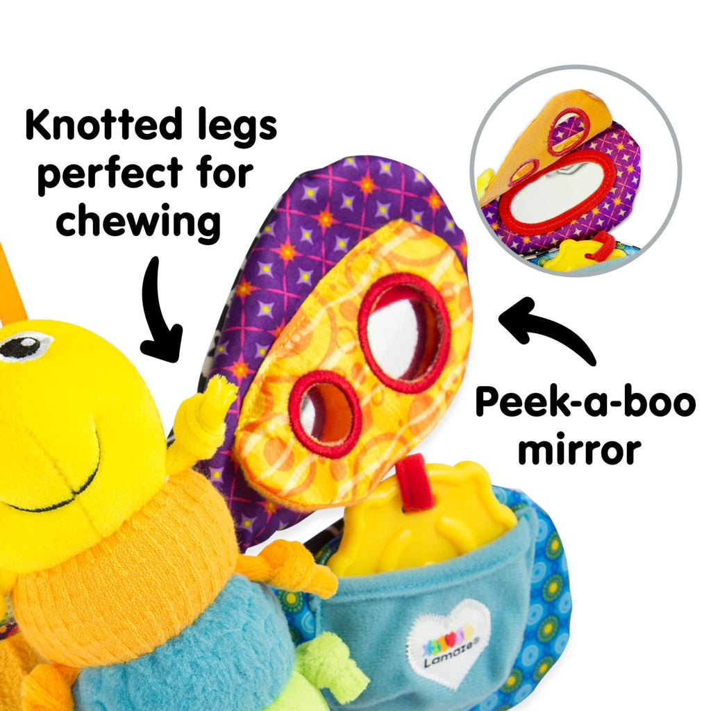 LAMAZE Freddie The Firefly - Clip on Pram and Pushchair Newborn Baby Toy, Sensory Toy for Babies Boys and Girls From 0 - 6 Months - Totally Awesome Toys