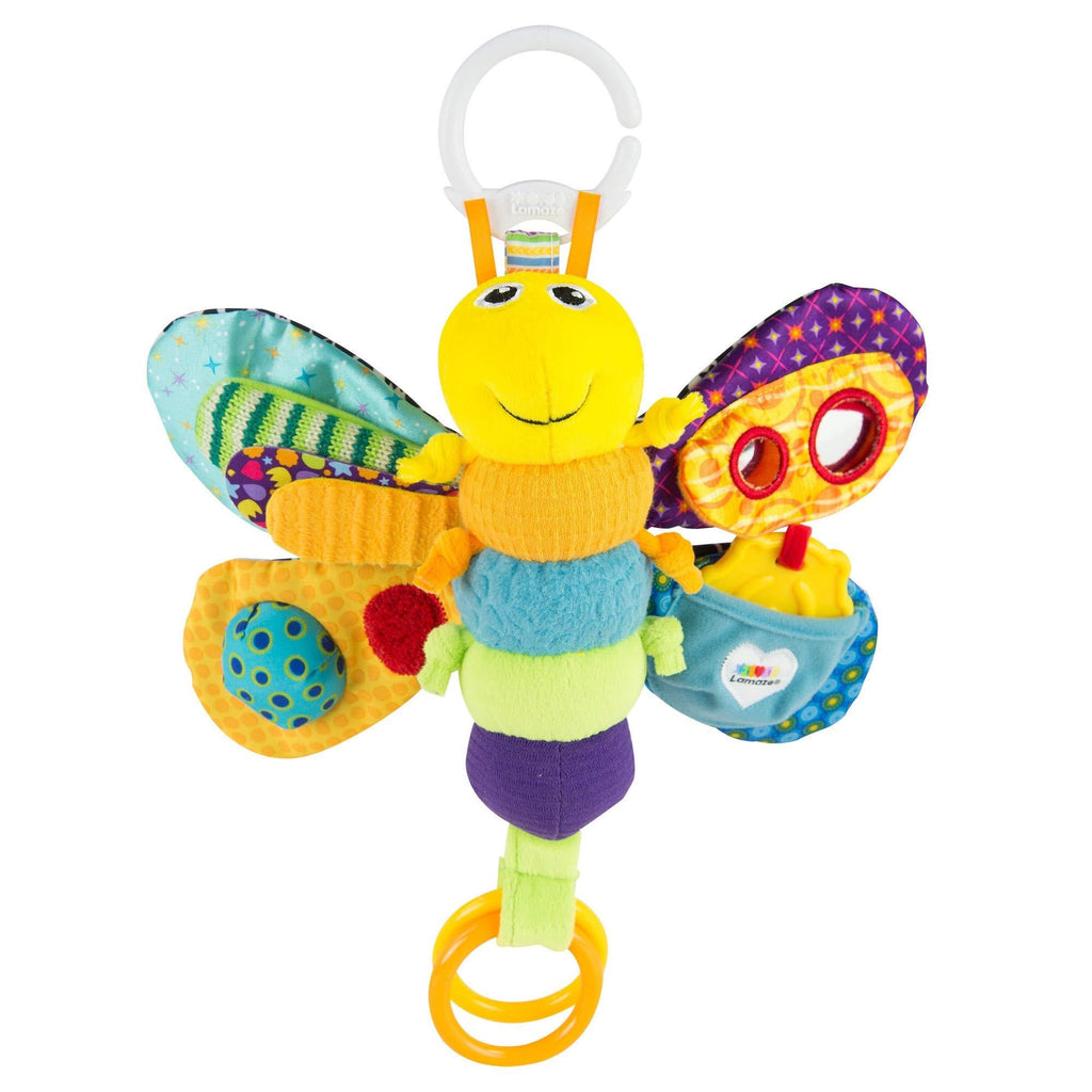 LAMAZE Freddie The Firefly - Clip on Pram and Pushchair Newborn Baby Toy, Sensory Toy for Babies Boys and Girls From 0 - 6 Months - Totally Awesome Toys