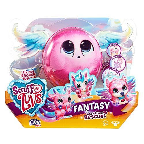 Little Live Scruff A Luvs Fantasy Surprise Reveal Glitter Plush Cuddly Toy - Totally Awesome Toys