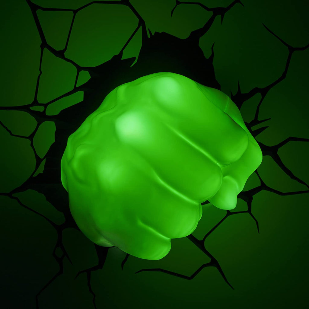 Marvel Hulk Fist 3d Wall Light - Totally Awesome Toys