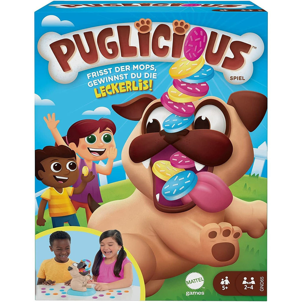 Mattel Games Puglicious Kids Game for 5 Years Olds & Up - Totally Awesome Toys