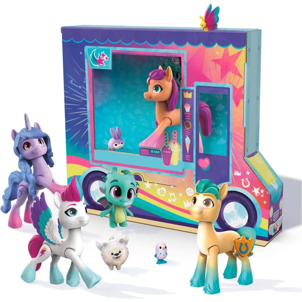 My Little Pony: Make Your Mark Friends of Maretime Bay Toy, 4 Pony Figures and Accessories, for Children 5 and Up - Totally Awesome Toys
