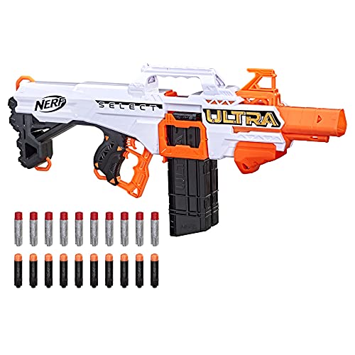 Nerf Ultra Select Fully Motorized Blaster, Fire 2 Ways, Includes Clips and Darts, Compatible Only with Nerf Ultra Darts - Totally Awesome Toys