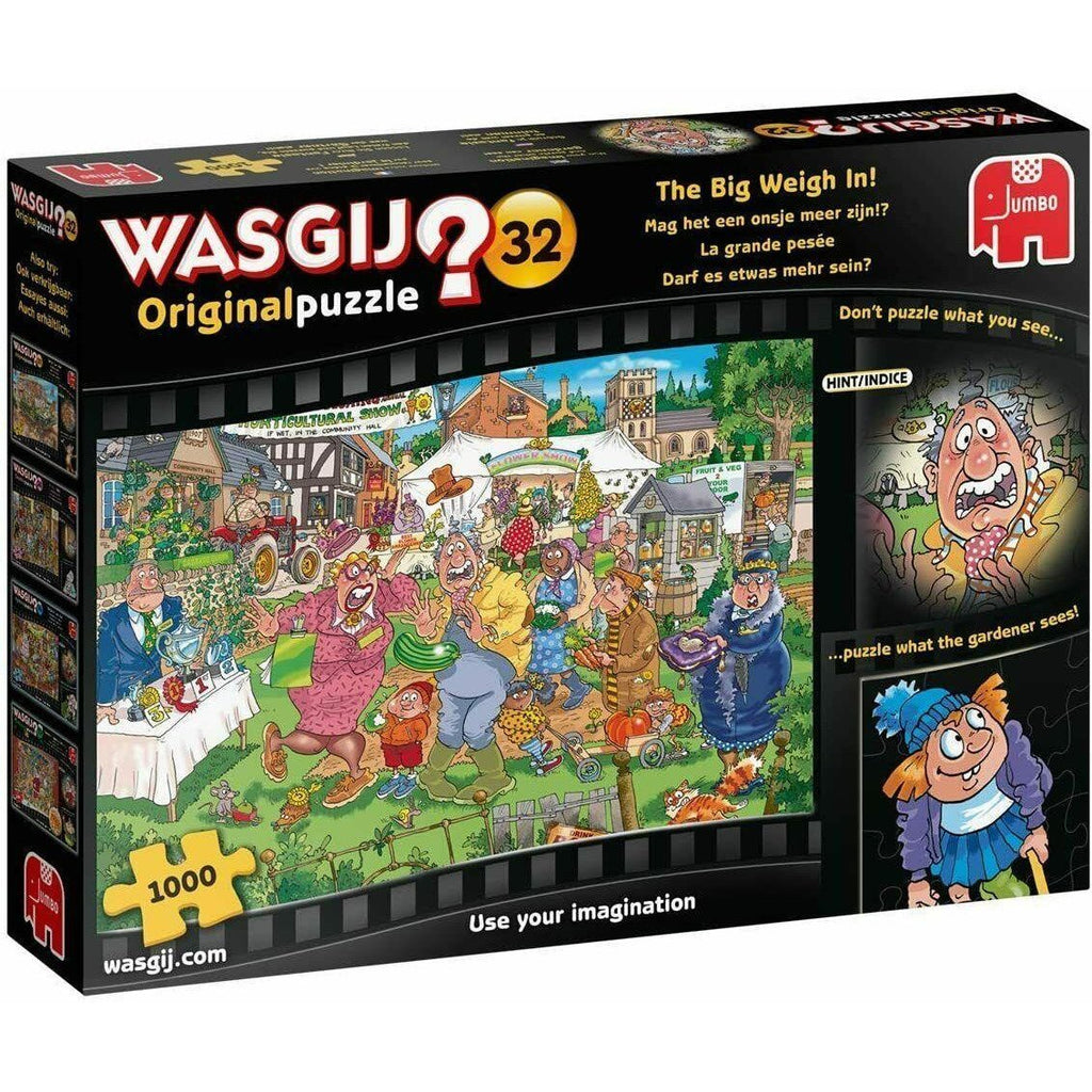 NEW Jumbo Wasgij Original 32 The Big Weigh In 1000 Piece Jigsaw Puzzle 19170 - Totally Awesome Toys