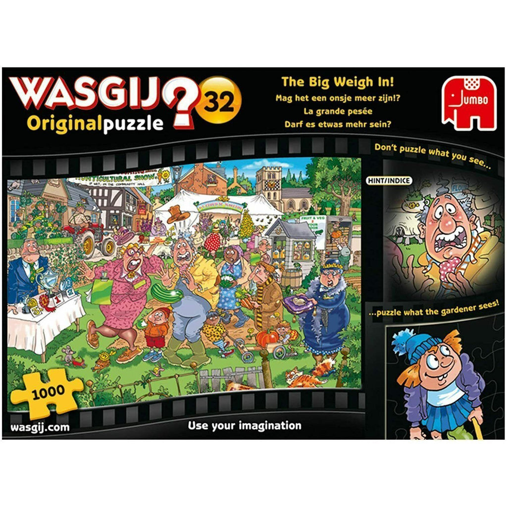 NEW Jumbo Wasgij Original 32 The Big Weigh In 1000 Piece Jigsaw Puzzle 19170 - Totally Awesome Toys