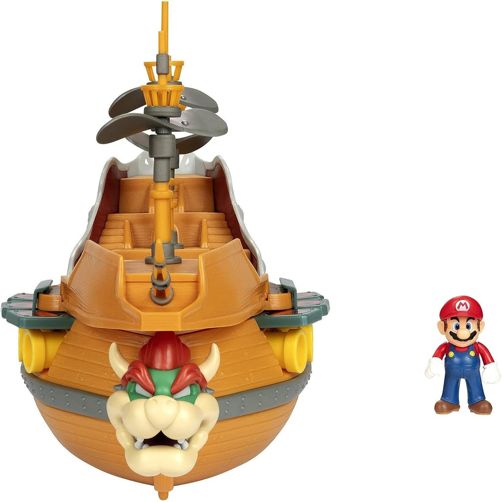 Nintendo Super Mario Deluxe Playset - Bowser Ship - Totally Awesome Toys