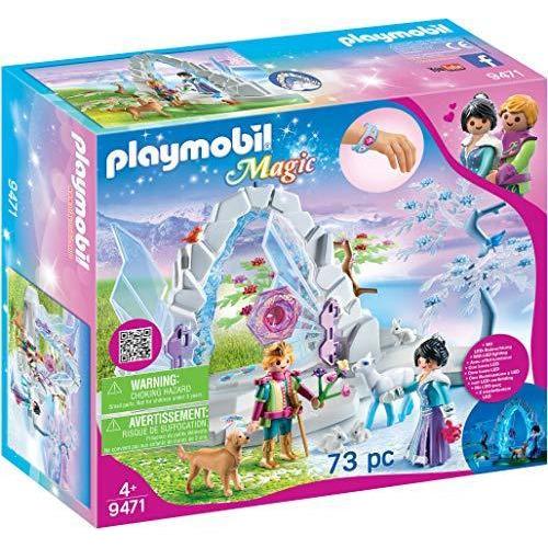 Playmobil 9471 Magic Crystal Gate to the Winter World with Light Effect and Magic Bracelet, For Children Ages 4+