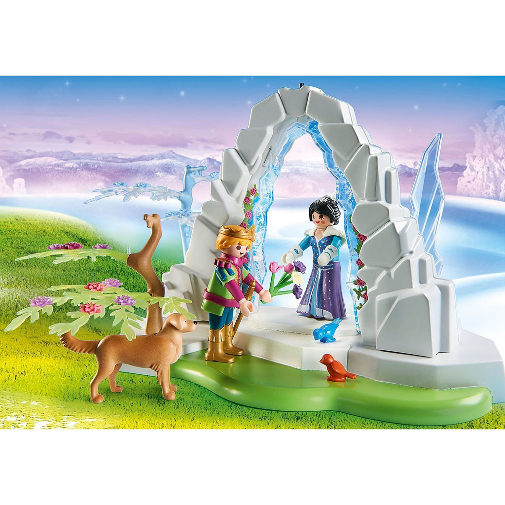 Playmobil 9471 Magic Crystal Gate to the Winter World with Light Effect and Magic Bracelet, For Children Ages 4+