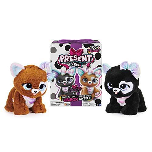 Present Pets Glitter Puppy Interactive Plush Pet Toy with Over 100 Sounds! - Totally Awesome Toys