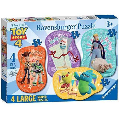 Ravensburger Disney Toy Story 4 - 4 Large Shaped Jigsaw Puzzles - Totally Awesome Toys
