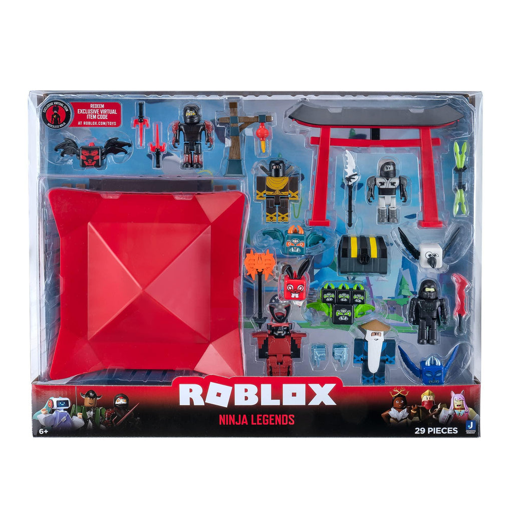 Roblox ROB0497 EA -Deluxe Playset Ninja Legends, Multi - Totally Awesome Toys