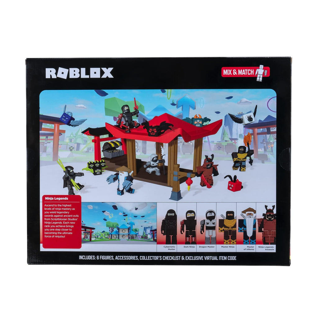 Roblox ROB0497 EA -Deluxe Playset Ninja Legends, Multi - Totally Awesome Toys