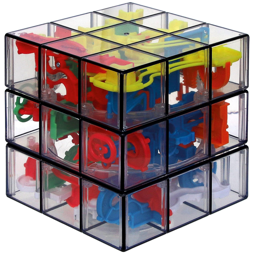 Rubiks Perplexus Fusion 3 x 3, Challenging Puzzle Maze Skill Game, for Adults and Kids Ages 8 and up - Totally Awesome Toys