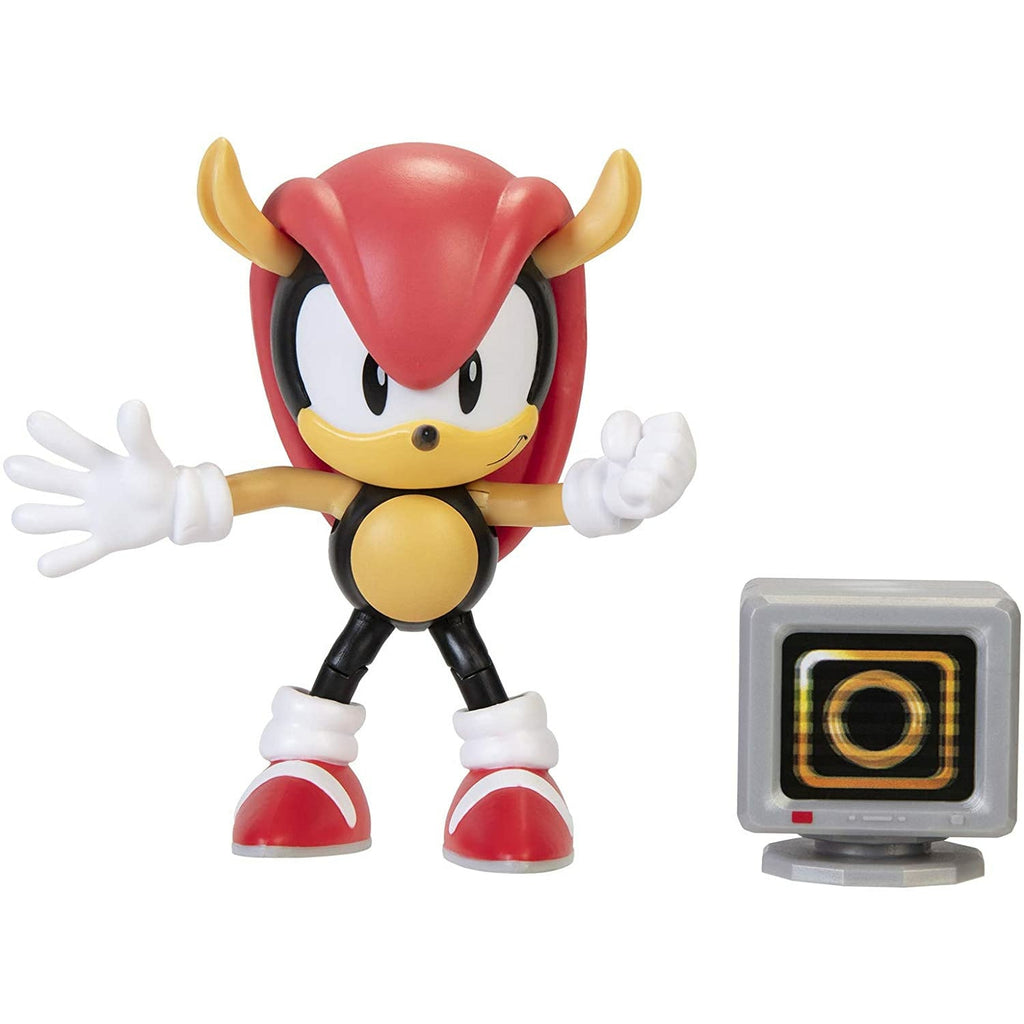 Sonic The Hedgehog 4'' Classic Mighty the Armadillo Action Figure with Ring Box - Totally Awesome Toys