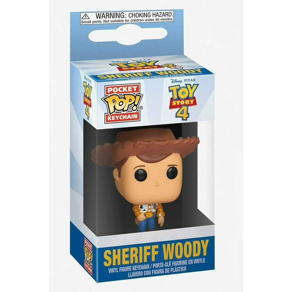 Toy Story 4 - Sheriff Woody Pocket POP! Keychain Keyring - Totally Awesome Toys