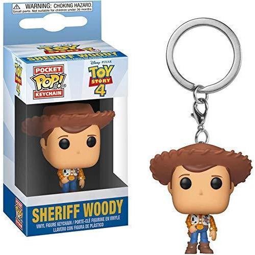 Toy Story 4 - Sheriff Woody Pocket POP! Keychain Keyring - Totally Awesome Toys