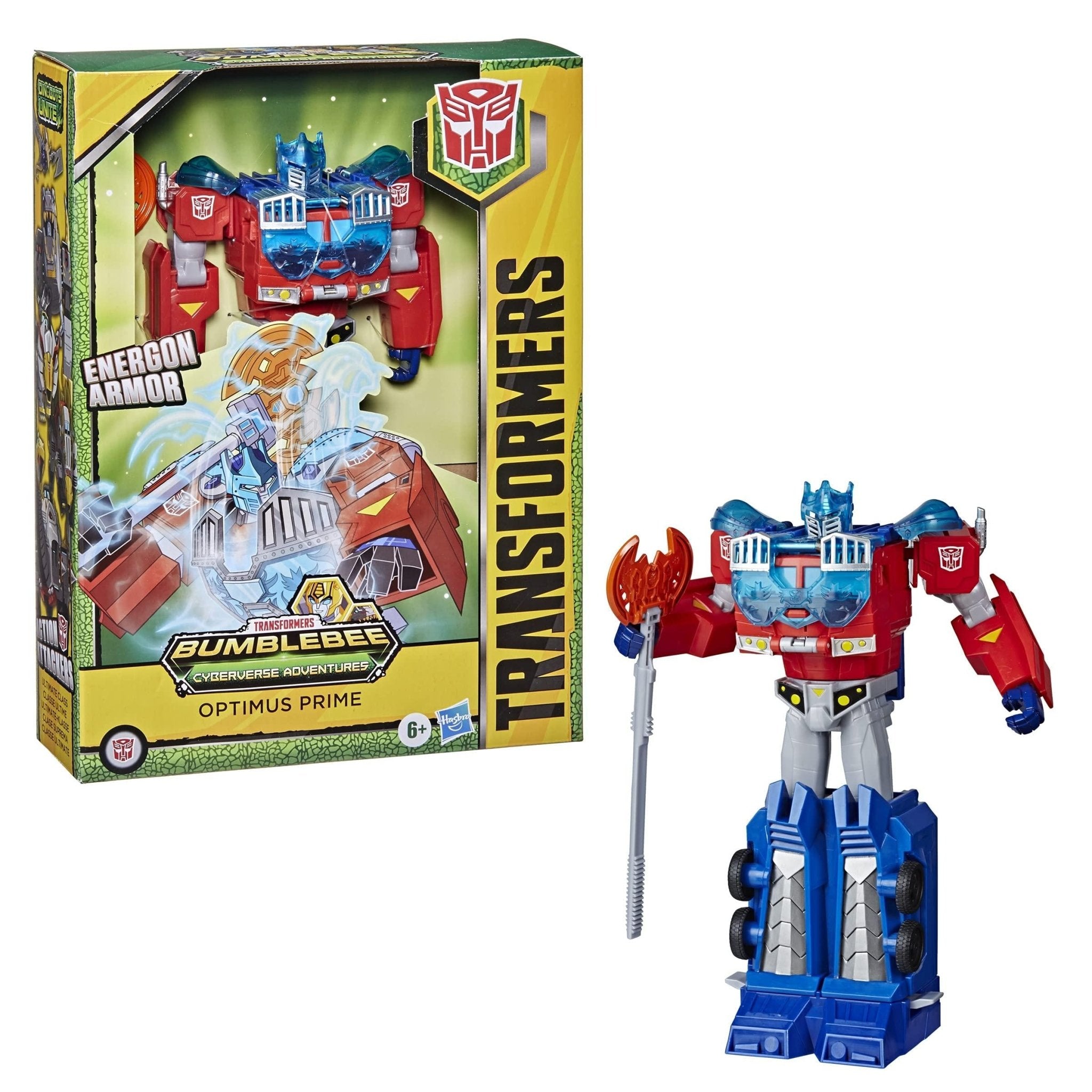 TRANSFORMERS Toys Cyberverse Ultimate Class Optimus Prime Action